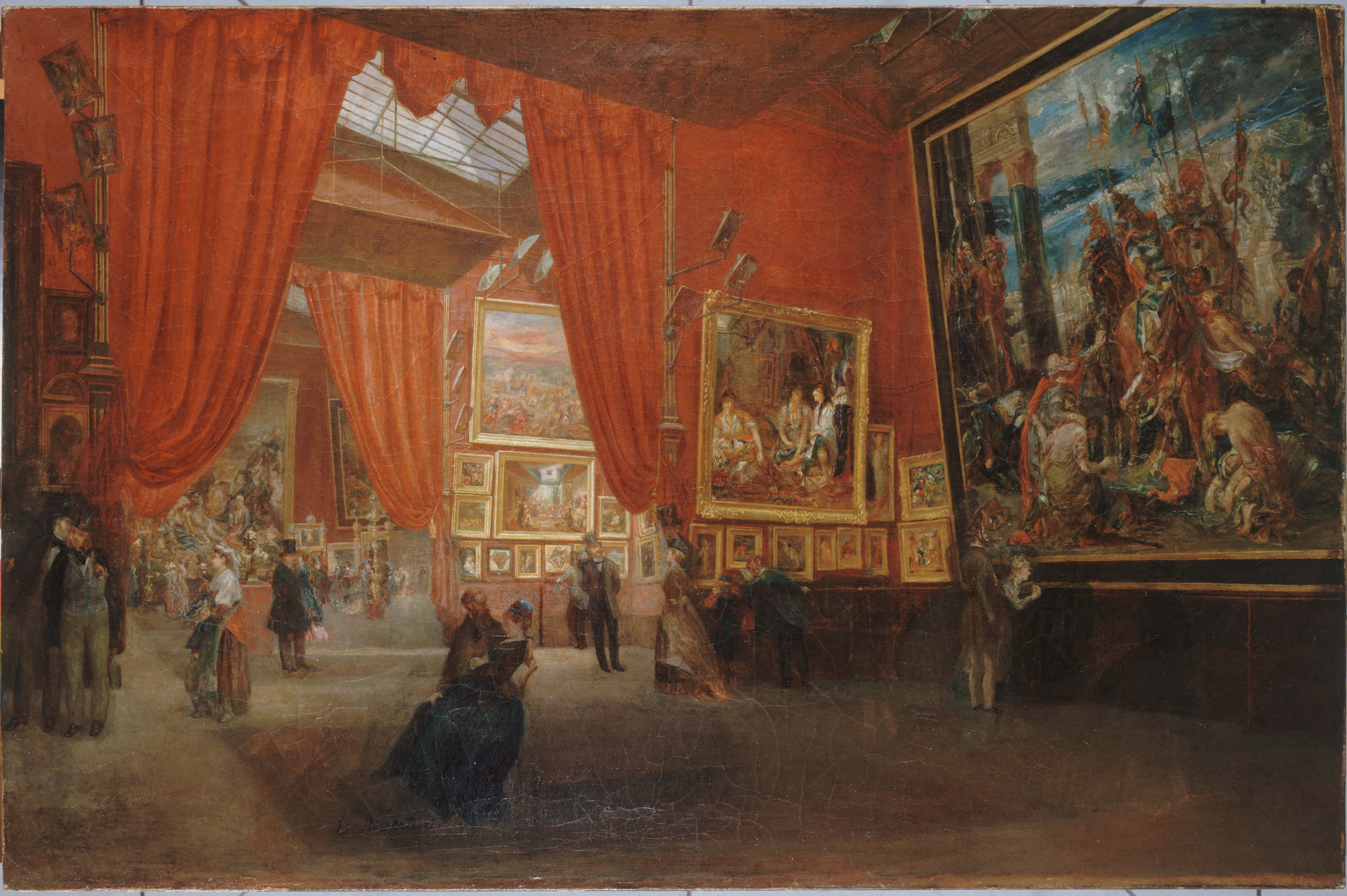 Ed. Albertini, Exposition des œuvres d'Eugène Delacroix, à la galerie Martinet, boulevard des Italiens, en 1864.