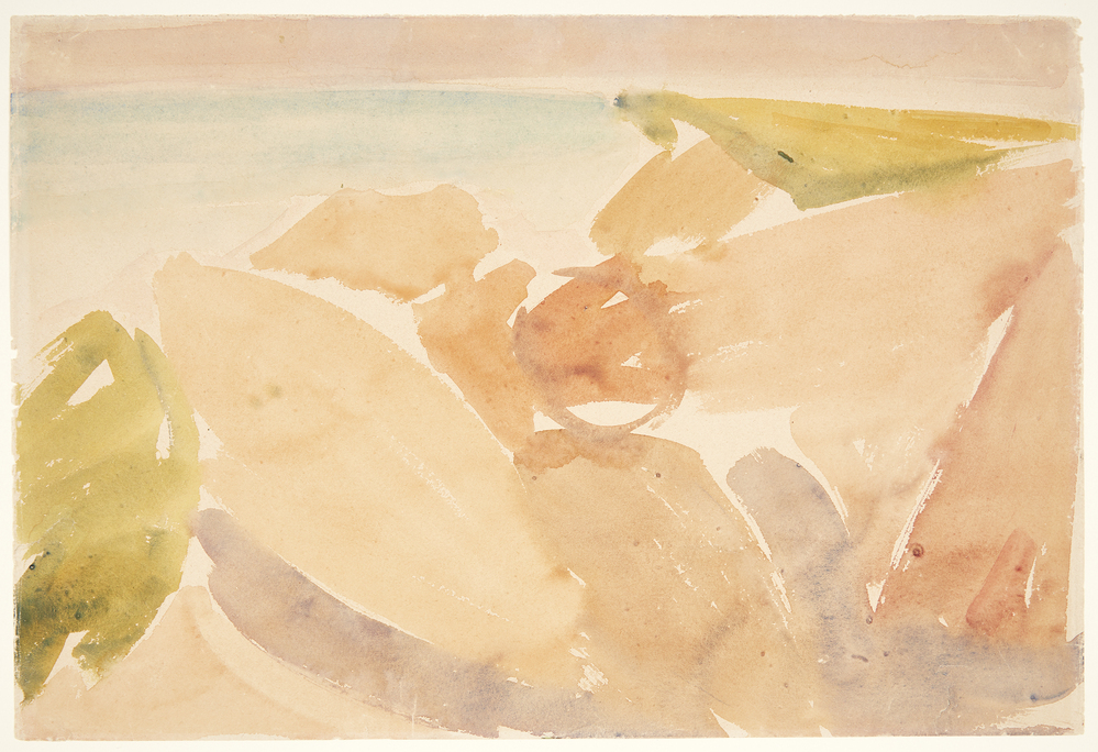 Edvard Weie, Landskab ved havet