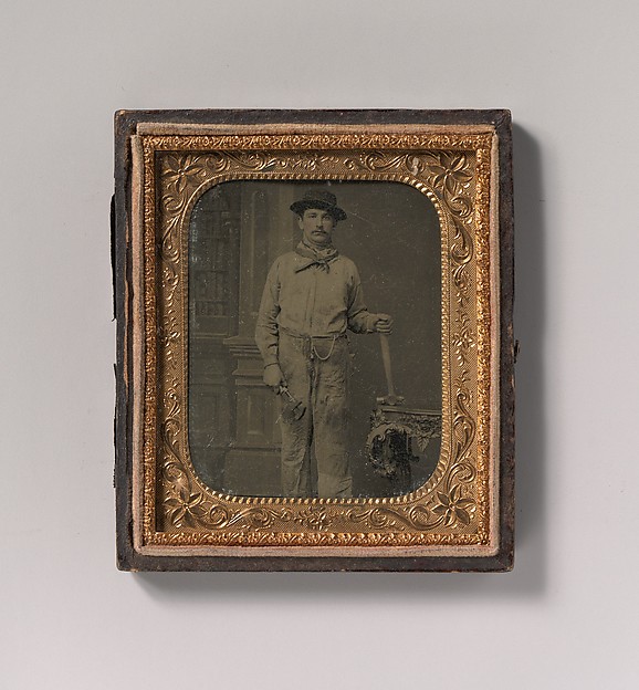 Unknown, [Workman Holding a Wrench and Hammer]