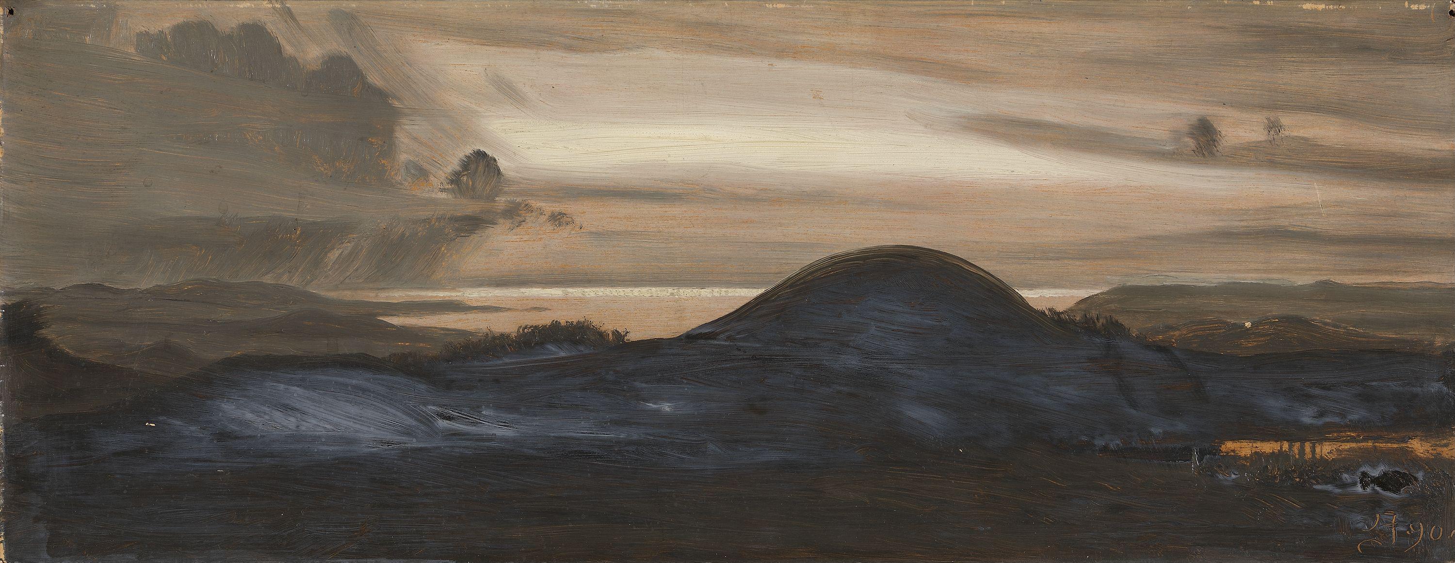 August Jerndorff, Illustrasjon til Holger Drachmanns "Elverkongen" i "Troldtøj", København 1889-1890