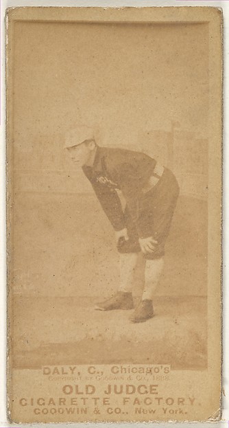 Goodwin & Company, Daly, Catcher, Chicago, from the Old Judge series (N172) for Old Judge Cigarettes