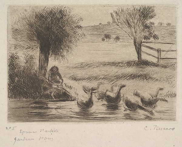 Camille Pissarro, Goose Girl