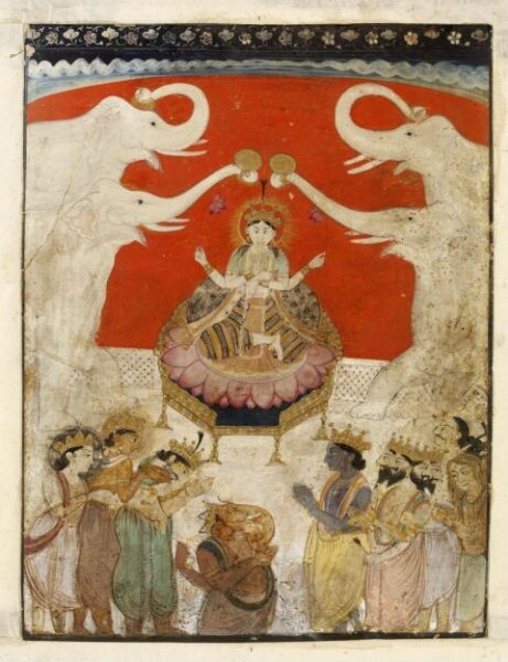 Unknown, Gaja Lakshmi, Ganesha, Krishna and Brahma