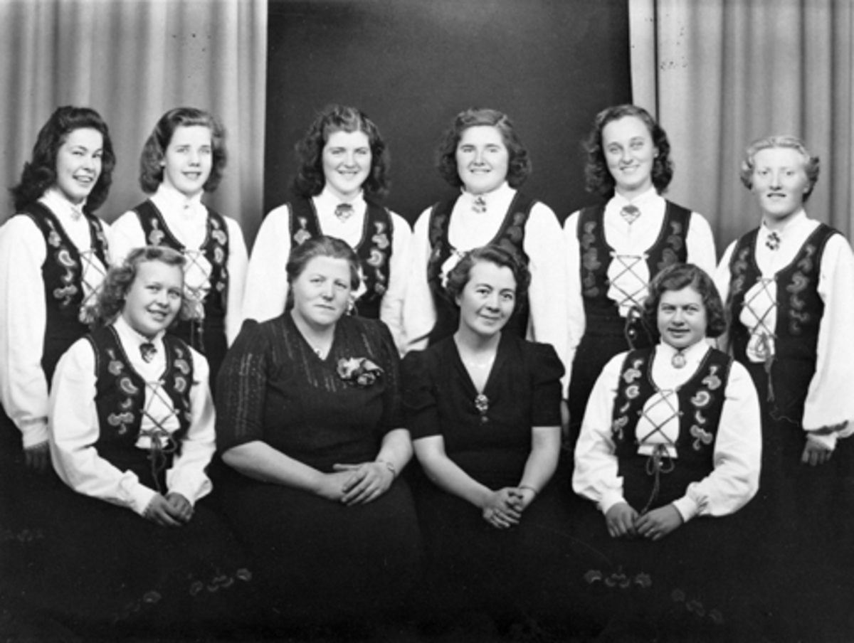 Anno Domkirkeodden, HAMAR DØVES VEL. GRUPPE 10 UKJENTE KVINNER.