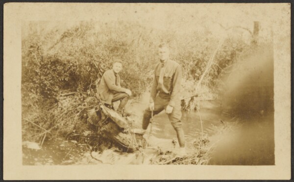 Louis Fleckenstein, [Two Men in Uniform]