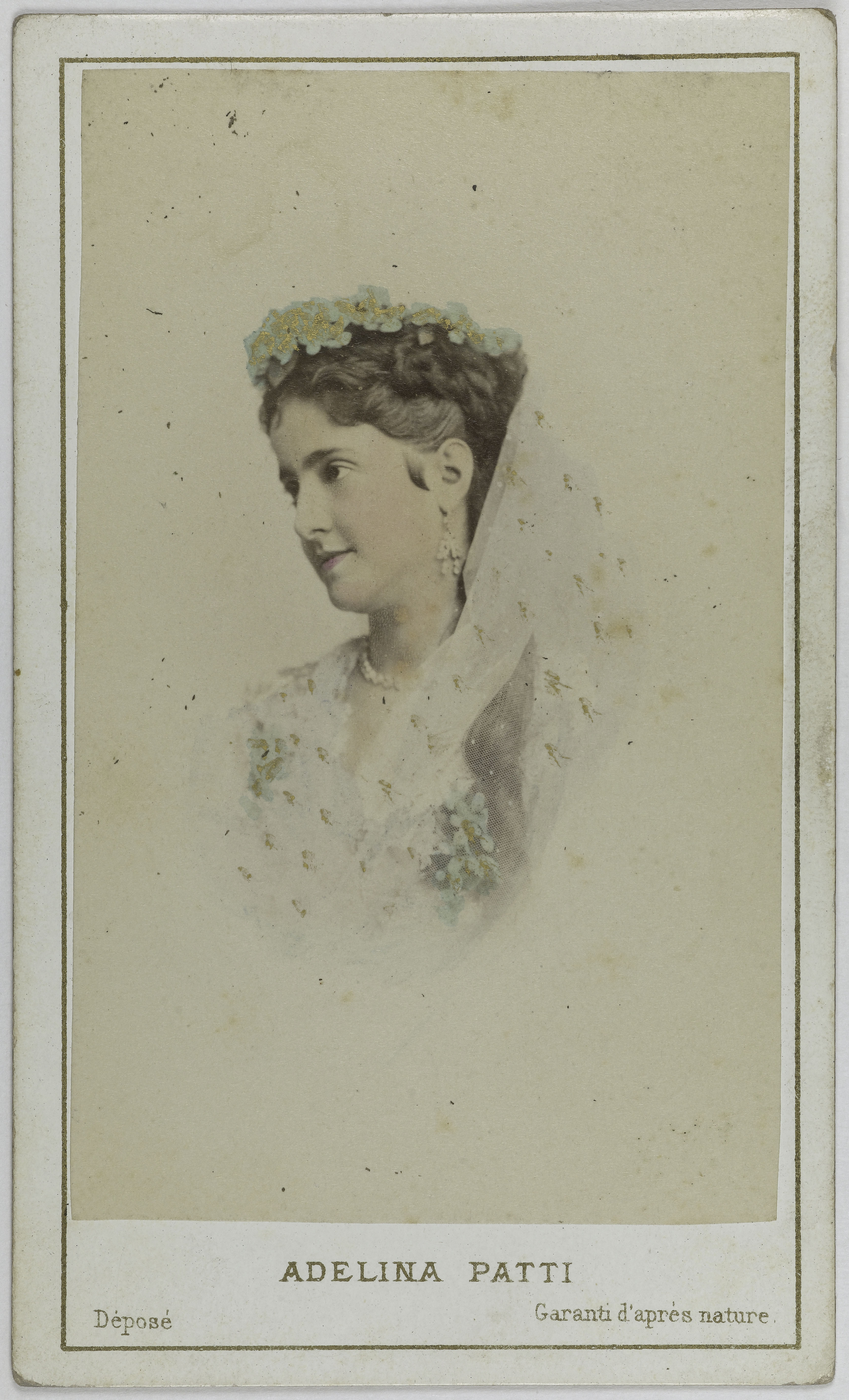 Charles Reutlinger, Portrait de Patti Adelina, (Adela-Juana-Maria, dite), (1843-1919), (chanteuse lyrique)