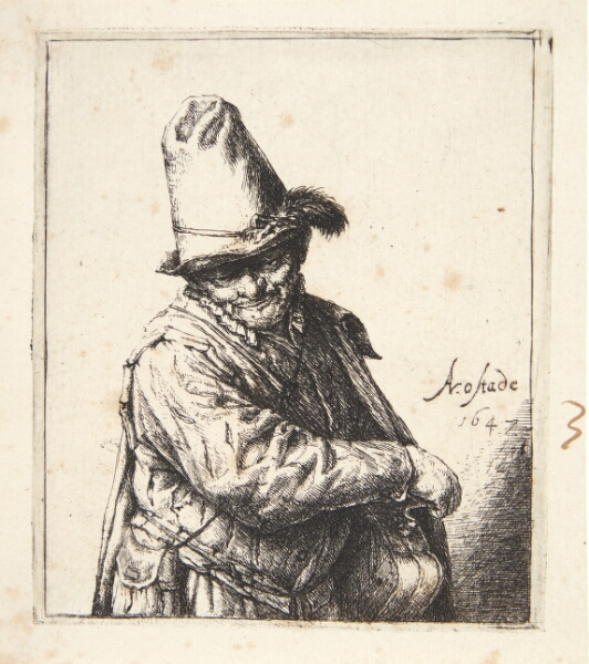 Adriaen van Ostade, Lirekassemand