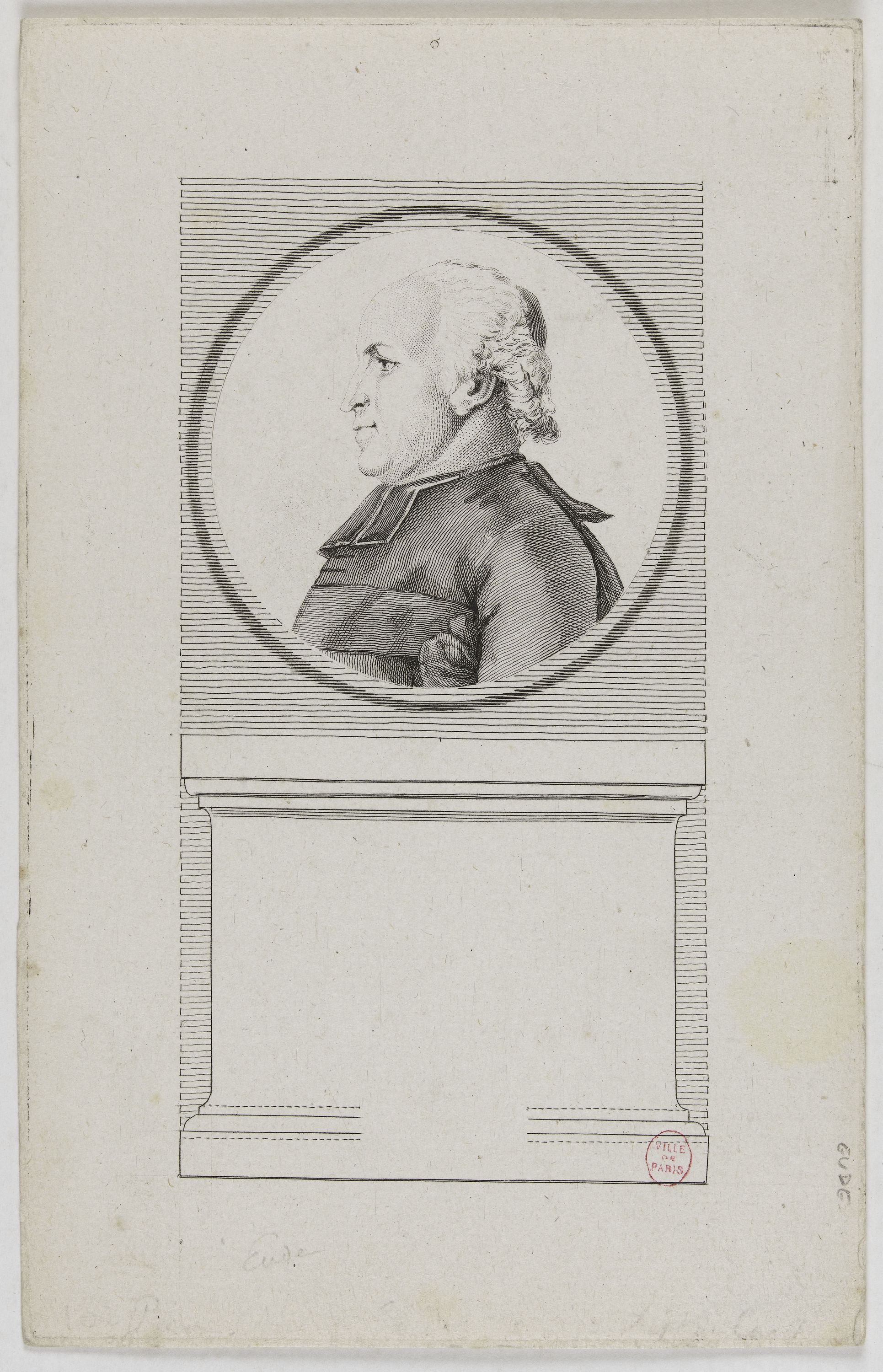 Anonyme, Portrait de M.e Pierre Charles Eude