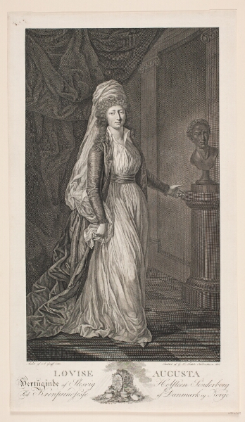 Gerhard Ludvig Lahde, Louise Augusta, Hertuginde af Slesvig Holsteen Sønderborg