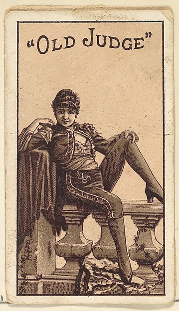 Goodwin & Company, Actress from the Old Judge series (N167) for Old Judge Cigarettes