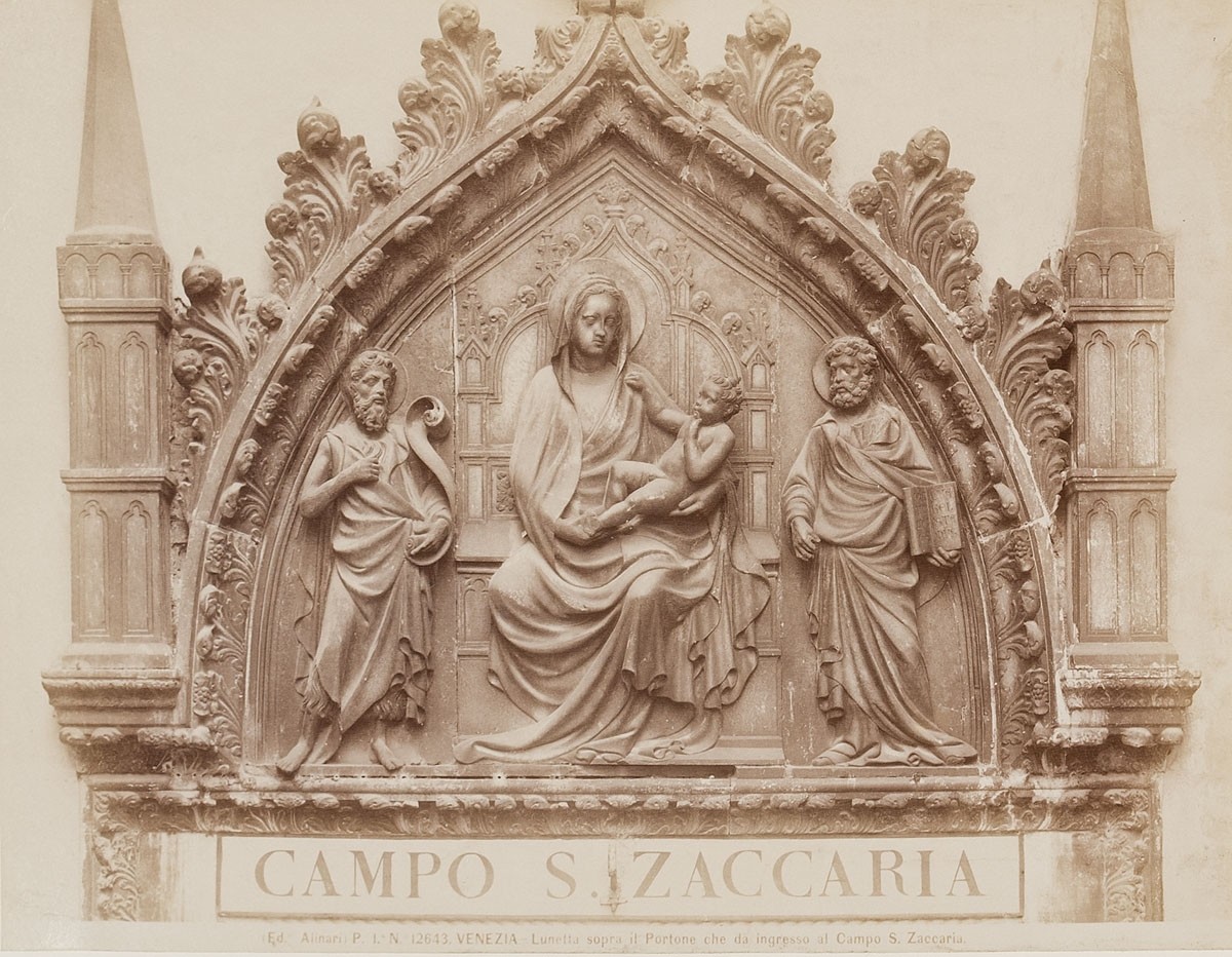 Fratelli Alinari, Lünette am Portal zum Campo San Zaccaria