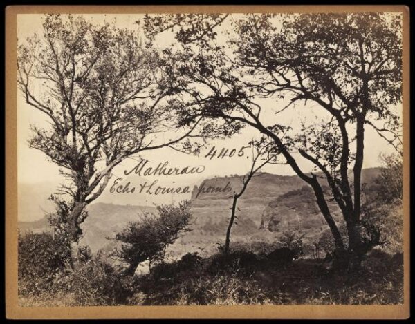 Francis Frith, Matheran.  Echo & Louisa Points