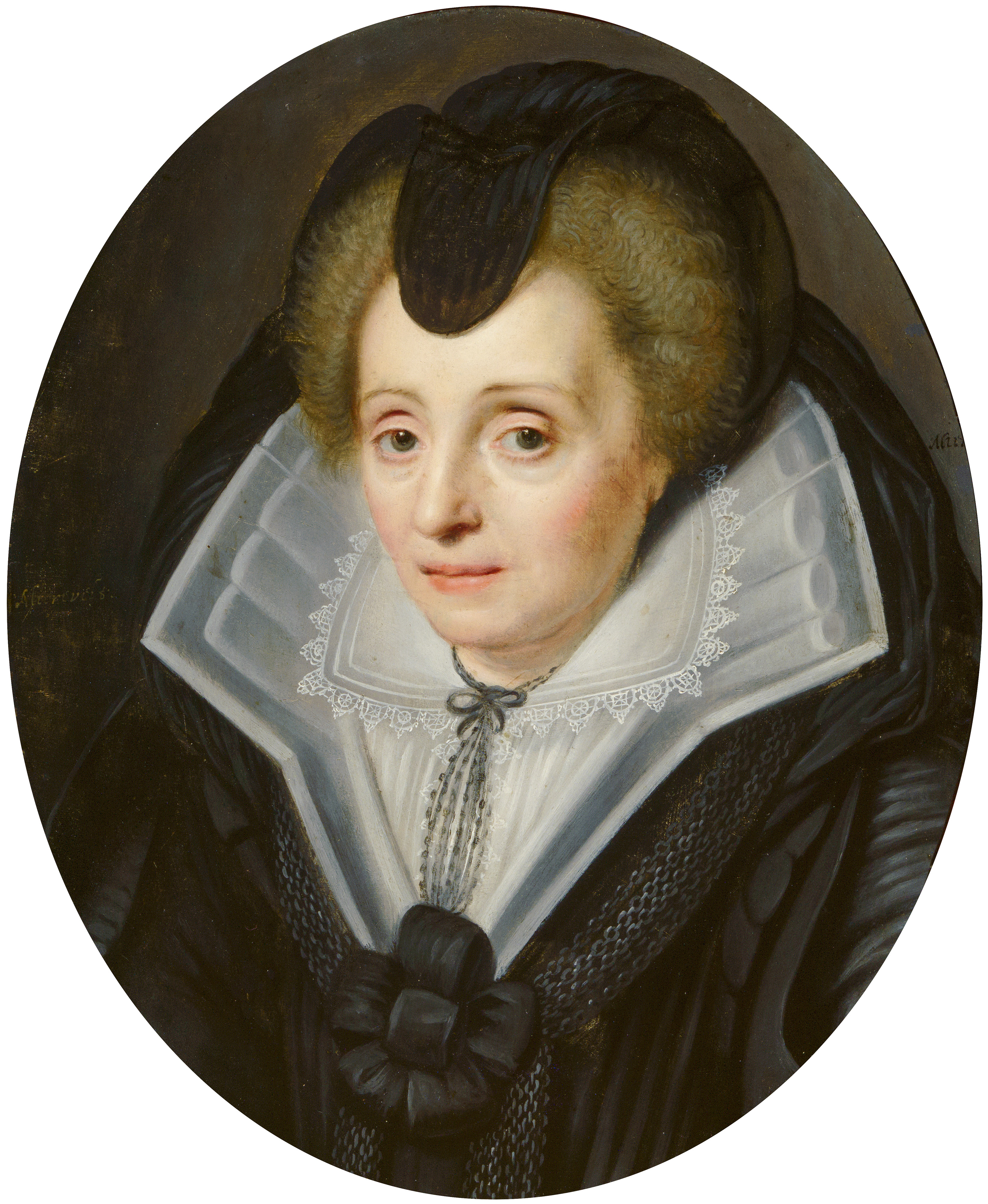 Michiel Jansz van Mierevelt, Portret van Louise de Coligny (1555-1620)