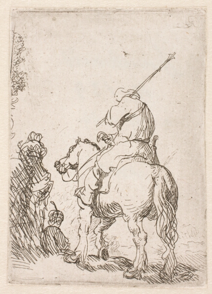 Rembrandt van Rijn, Turbanklædt rytter