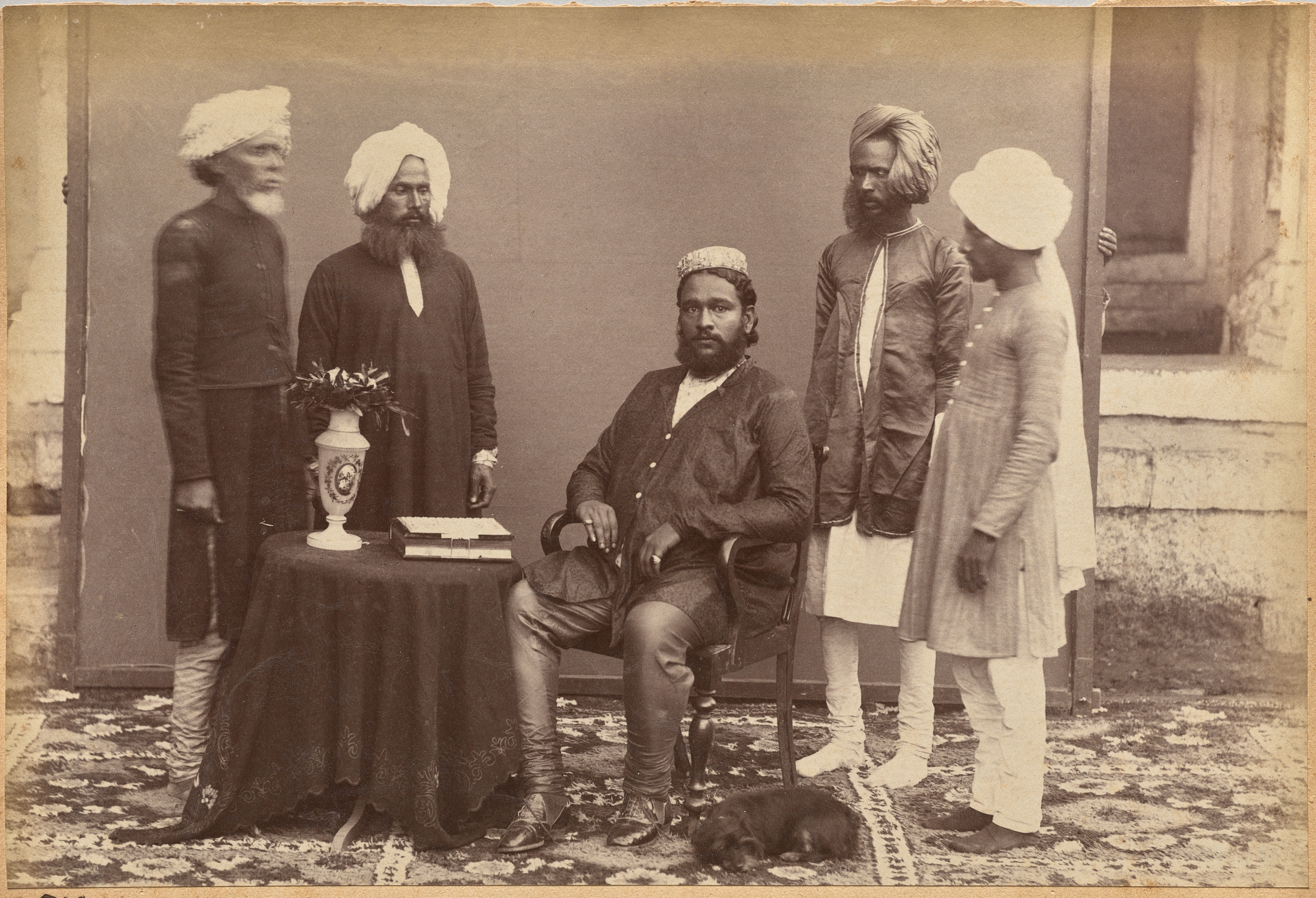 Raja Deen Dayal, Ramkishore Singh, Rewa (recto, top)