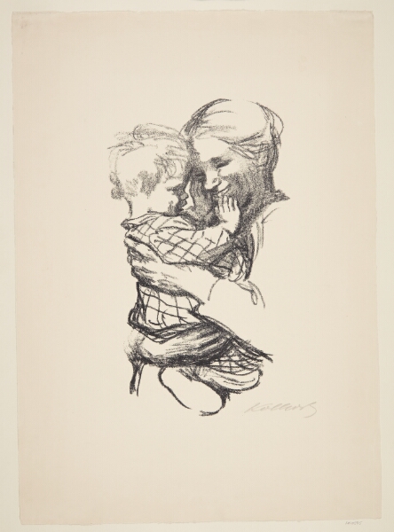 Käthe Kollwitz, Mutter mit Kind auf dem Arm