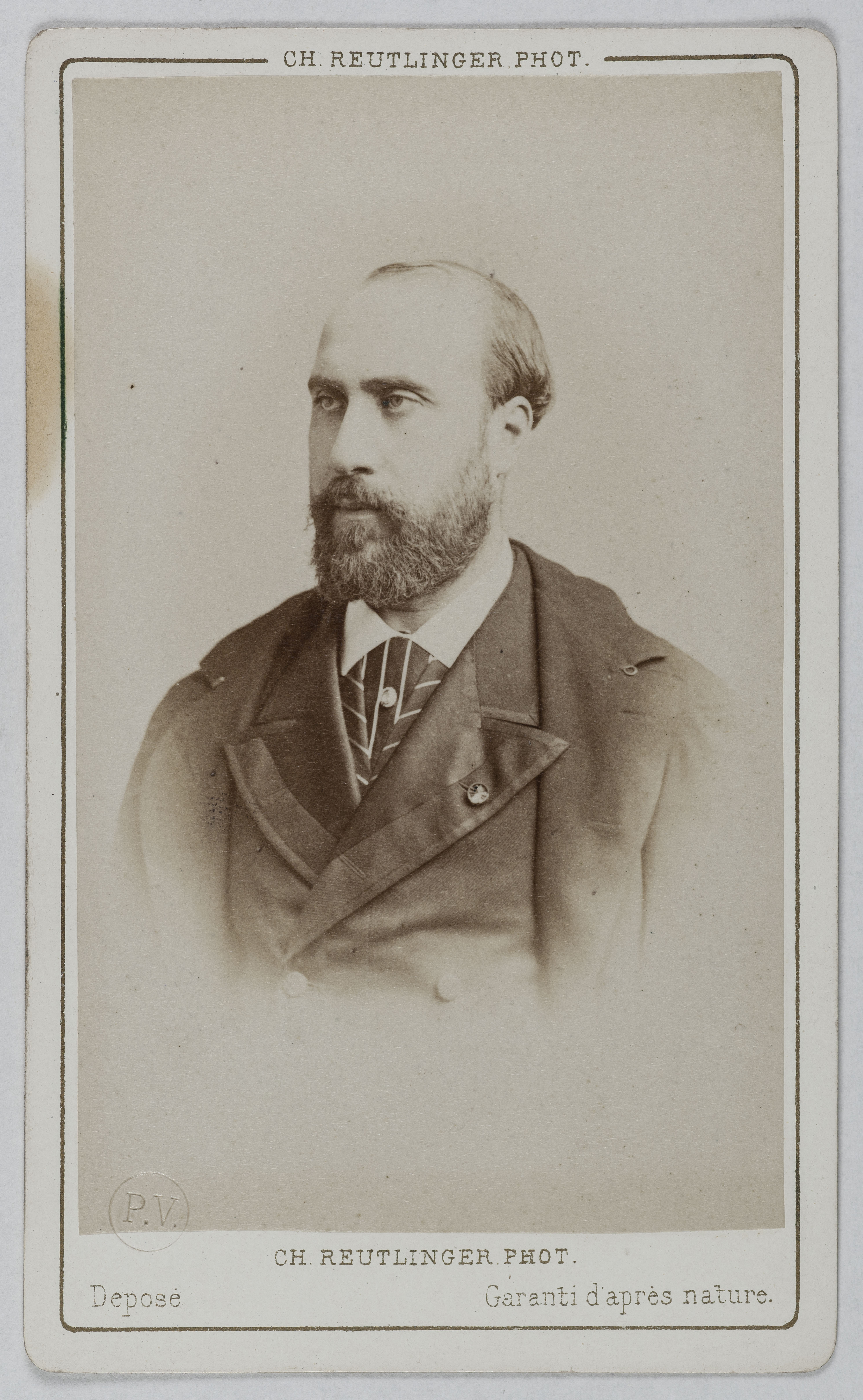 Charles Reutlinger, Portrait de Faure Jean-Baptiste, (1830-1914), (chanteur)