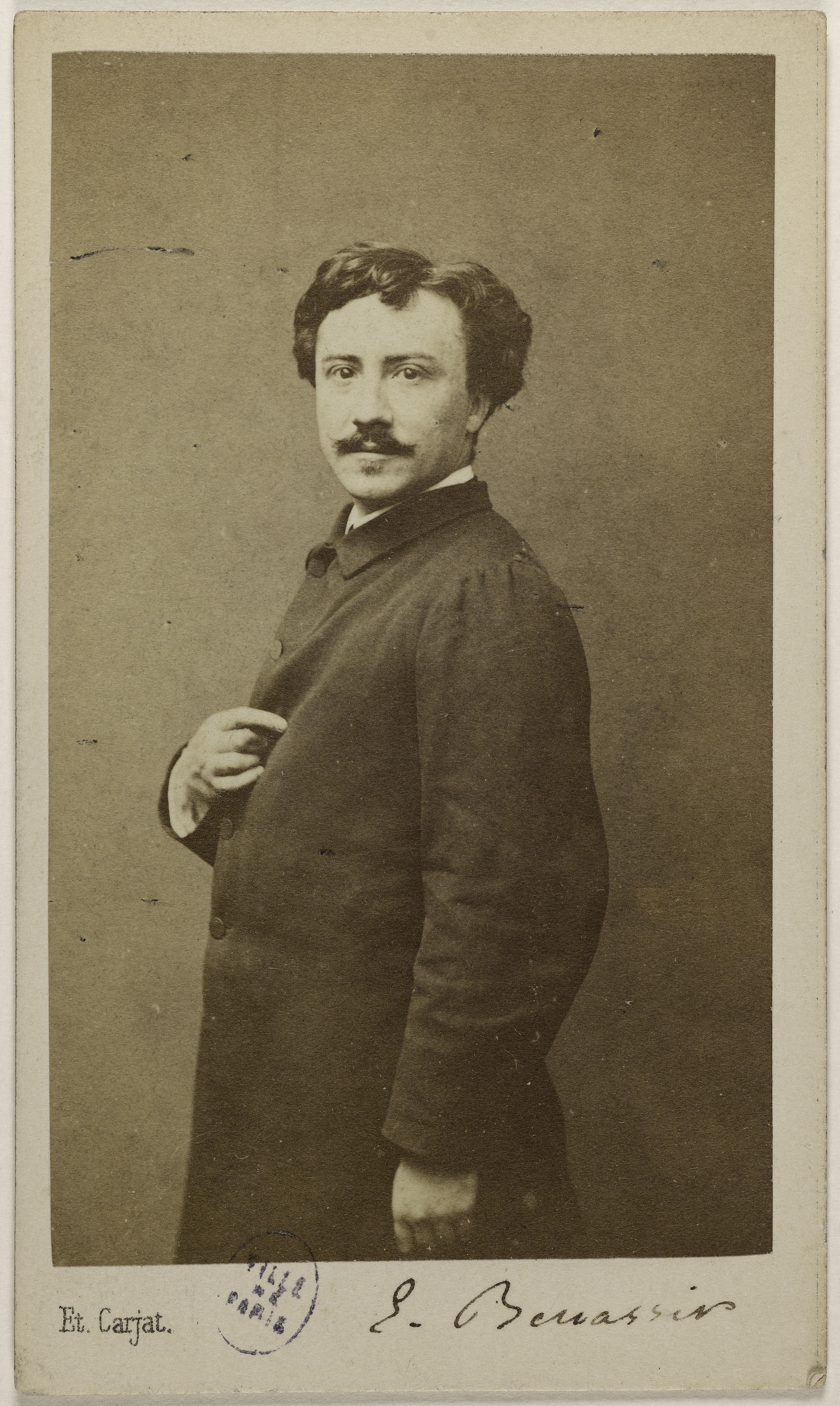 Carjat & Cie, Portrait de Benassit, Louis Emile, (1833-1902), (peintre)