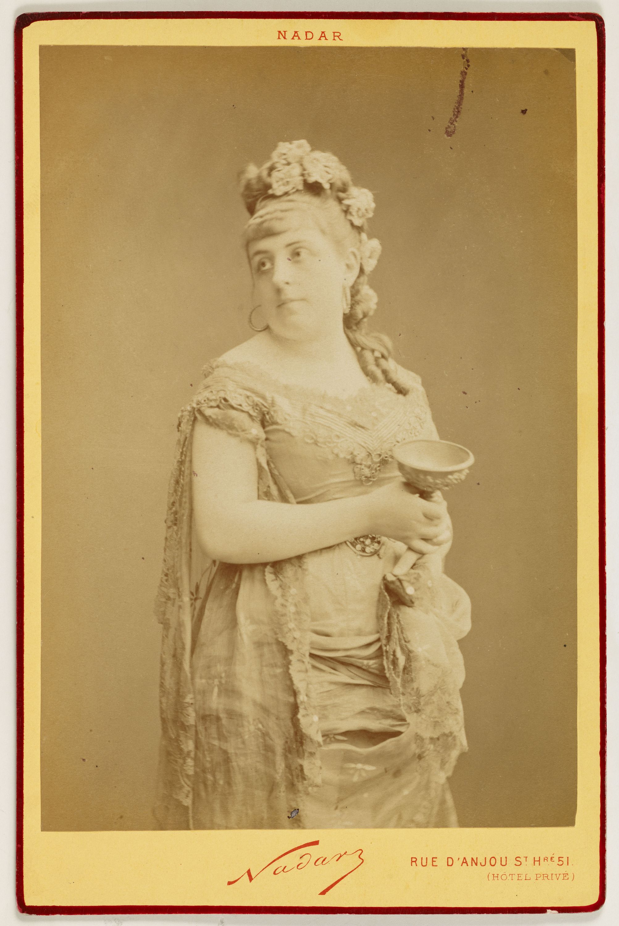 Atelier Nadar, Portrait de Coste, actrice