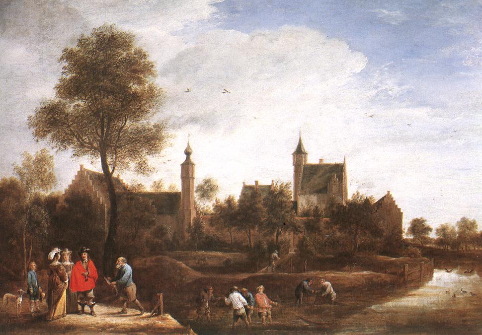 David Teniers the Younger, A View of Het Sterckshof near Antwerp