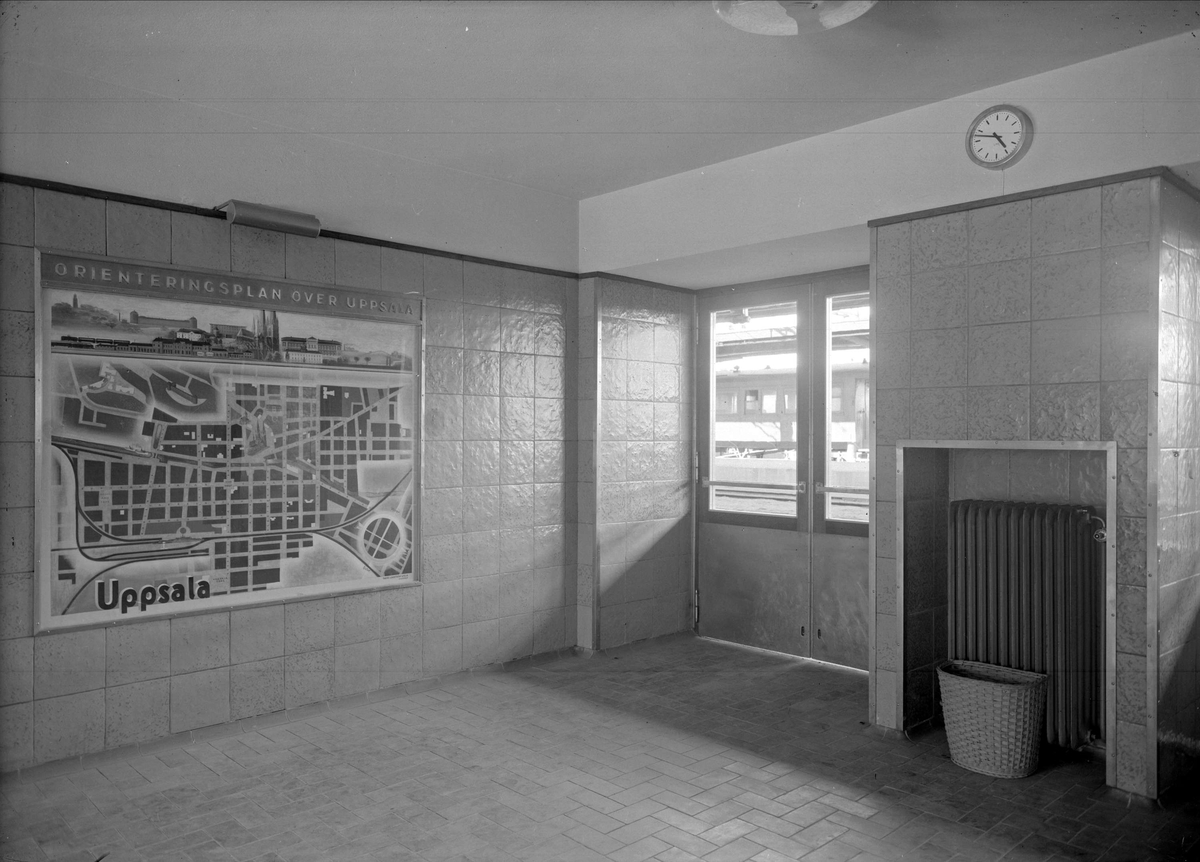 Paul Sandberg, Uppsala centralstation, Uppsala, maj 1935