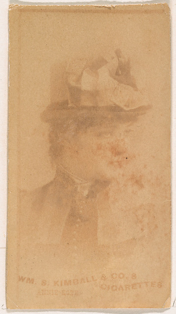 William S. Kimball & Company, Annie Robe, from the Actresses series (N203) issued by Wm. S. Kimball & Co.