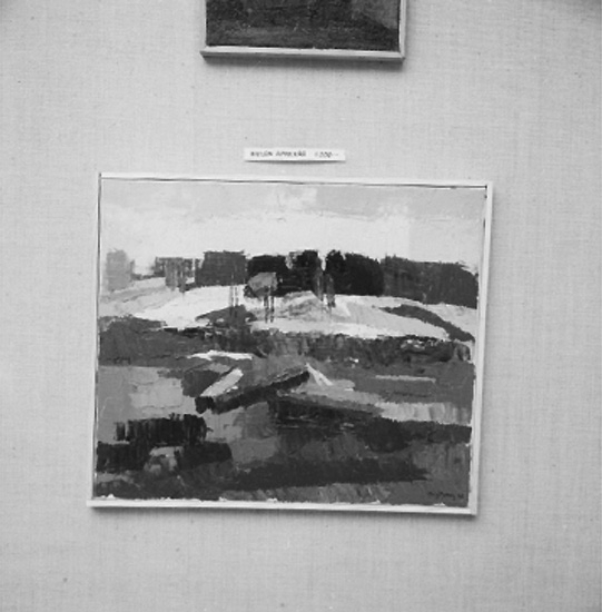 Knut Borg, Tavla. Artist: Inga Berg.