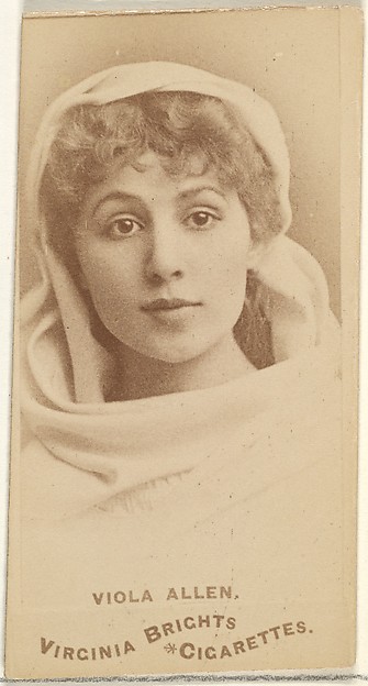 Allen & Ginter, Viola Allen, from the Actors and Actresses series (N45, Type 1) for Virginia Brights Cigarettes