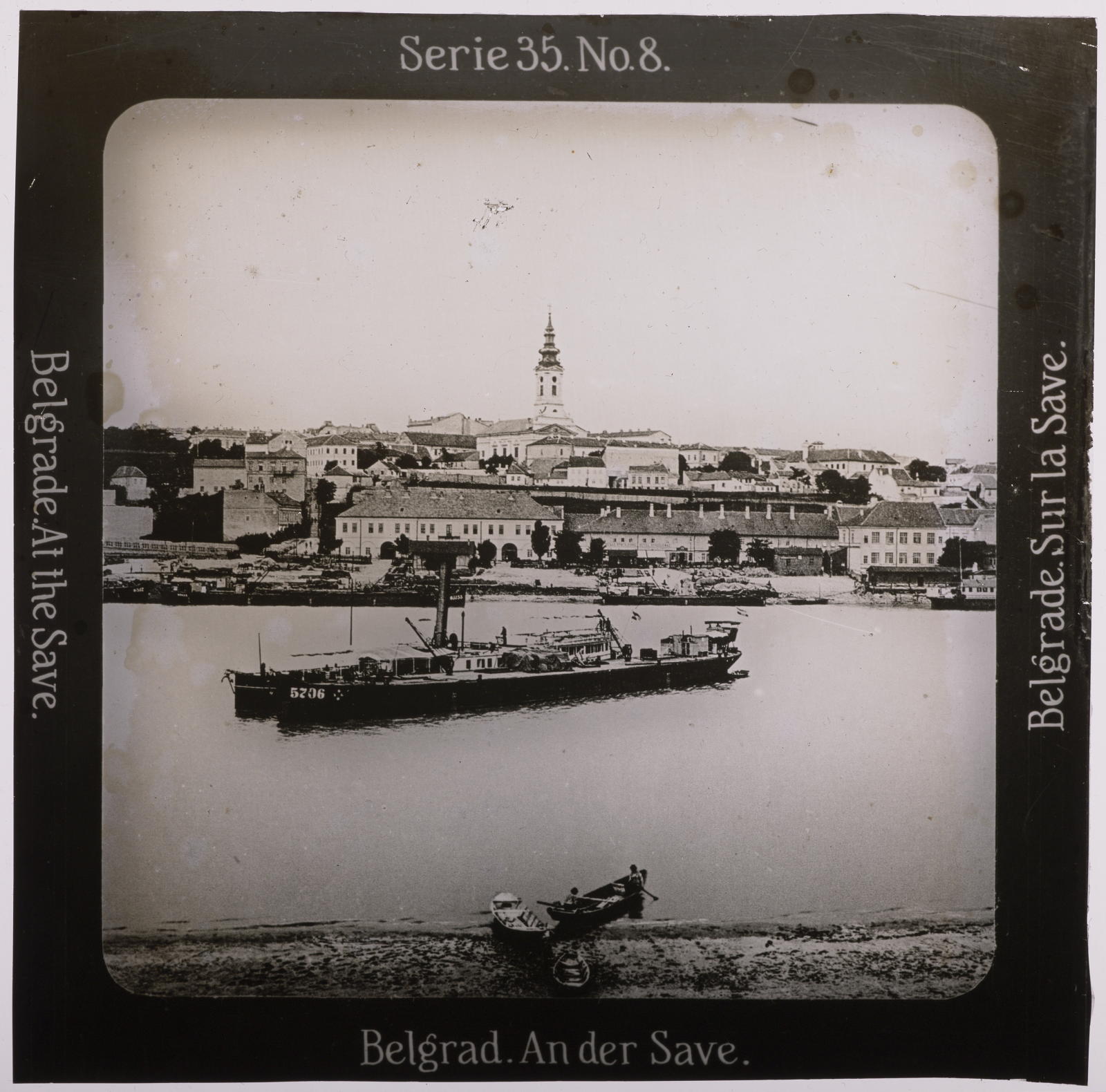 Desconegut, Belgrade. An der Save Projection für Alle