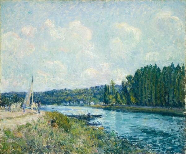 Alfred Sisley, The Banks of the Oise