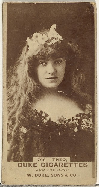 W. Duke, Sons & Co., Card Number 766, Theo, from the Actors and Actresses series (N145-7) issued by Duke Sons & Co. to promote Duke Cigarettes