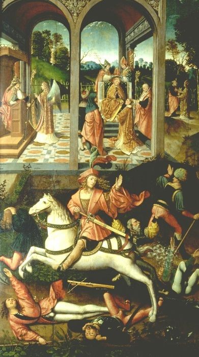 Jacob Cornelisz van Oostsanen, Episodes from the life of Saint Hubert of Lüttich