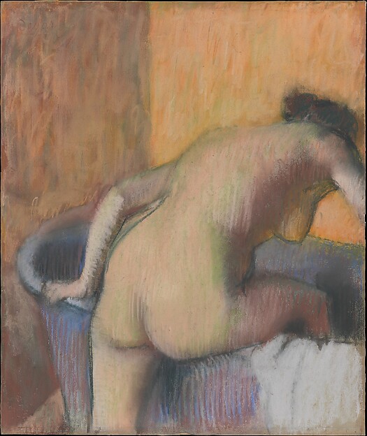 Edgar Degas, Bather Stepping into a Tub