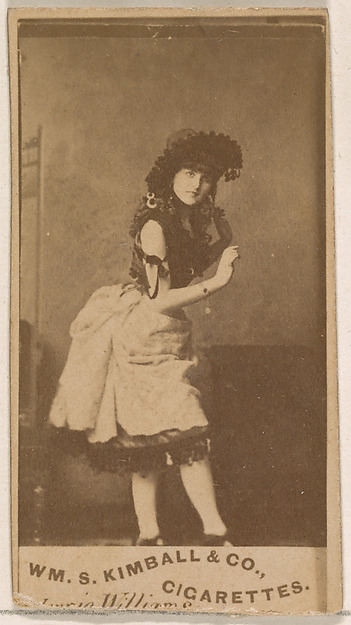 William S. Kimball & Company, Lucia Willimme, from the Actresses series (N203) issued by Wm. S. Kimball & Co.
