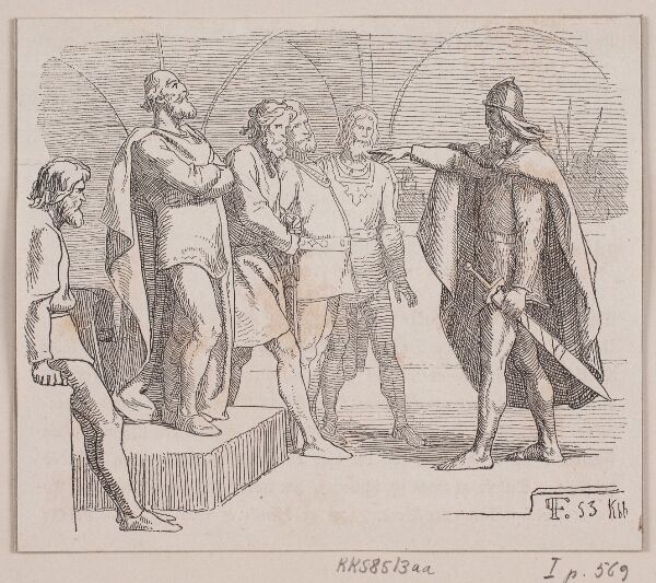 Lorenz Frølich, Illustration til "Mellemriget og opløsningstilstanden"