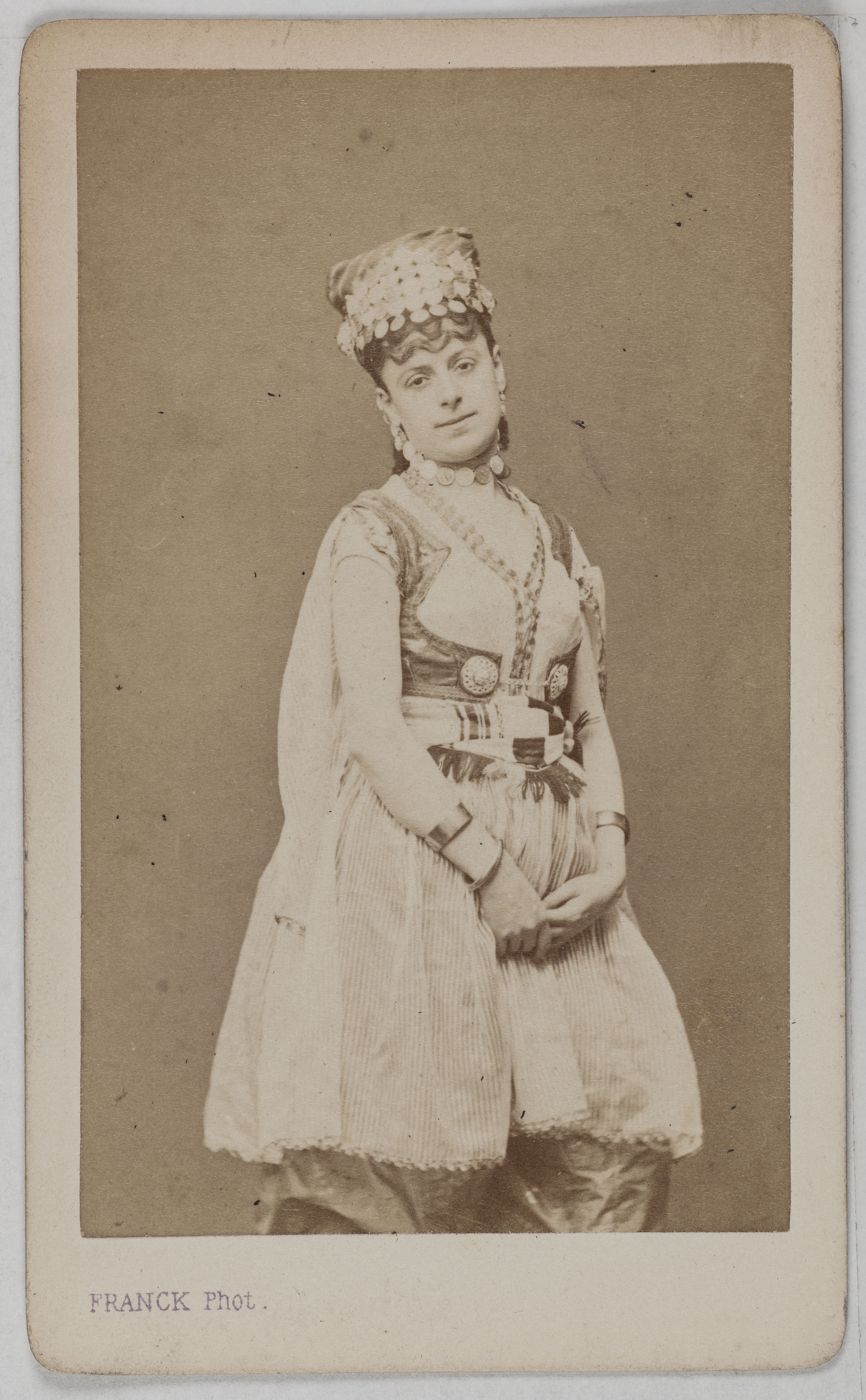 Franck, Portrait de Jourdain (actrice ?)