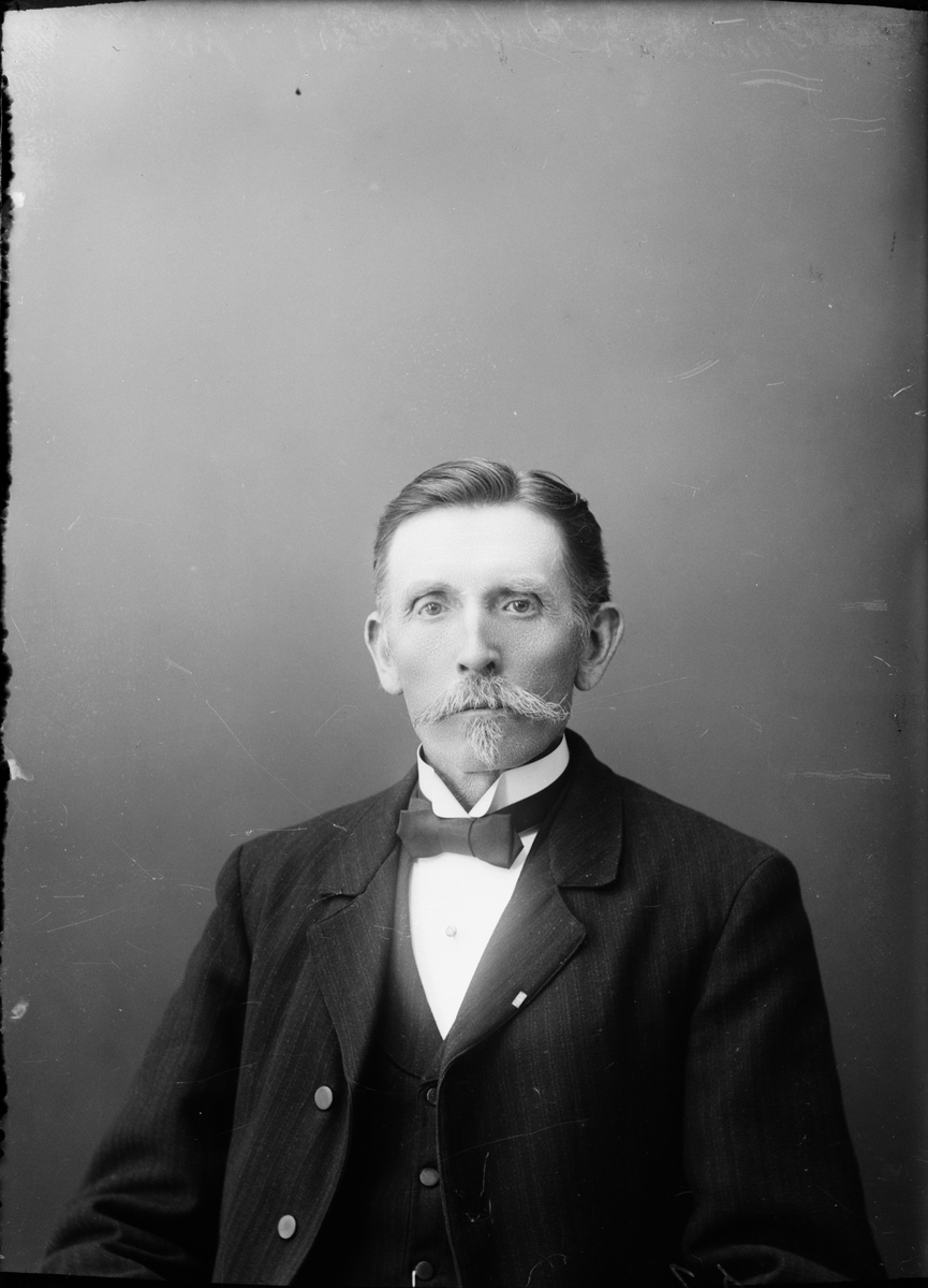 Skötsner-Edhlund, Ateljéporträtt - man, Östhammar, Uppland