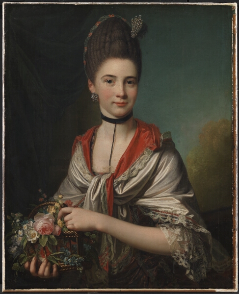 Jens Juel, Anna Elisabeth Battier, f. Storp