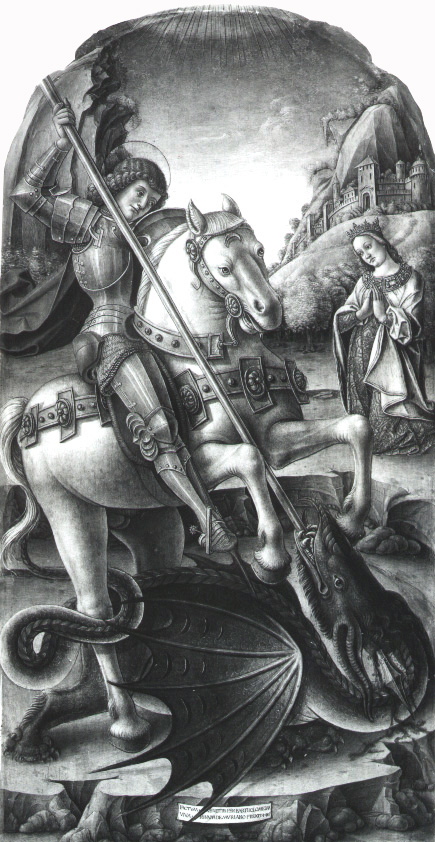 Bartolomeo Vivarini, Saint George kills the dragon
