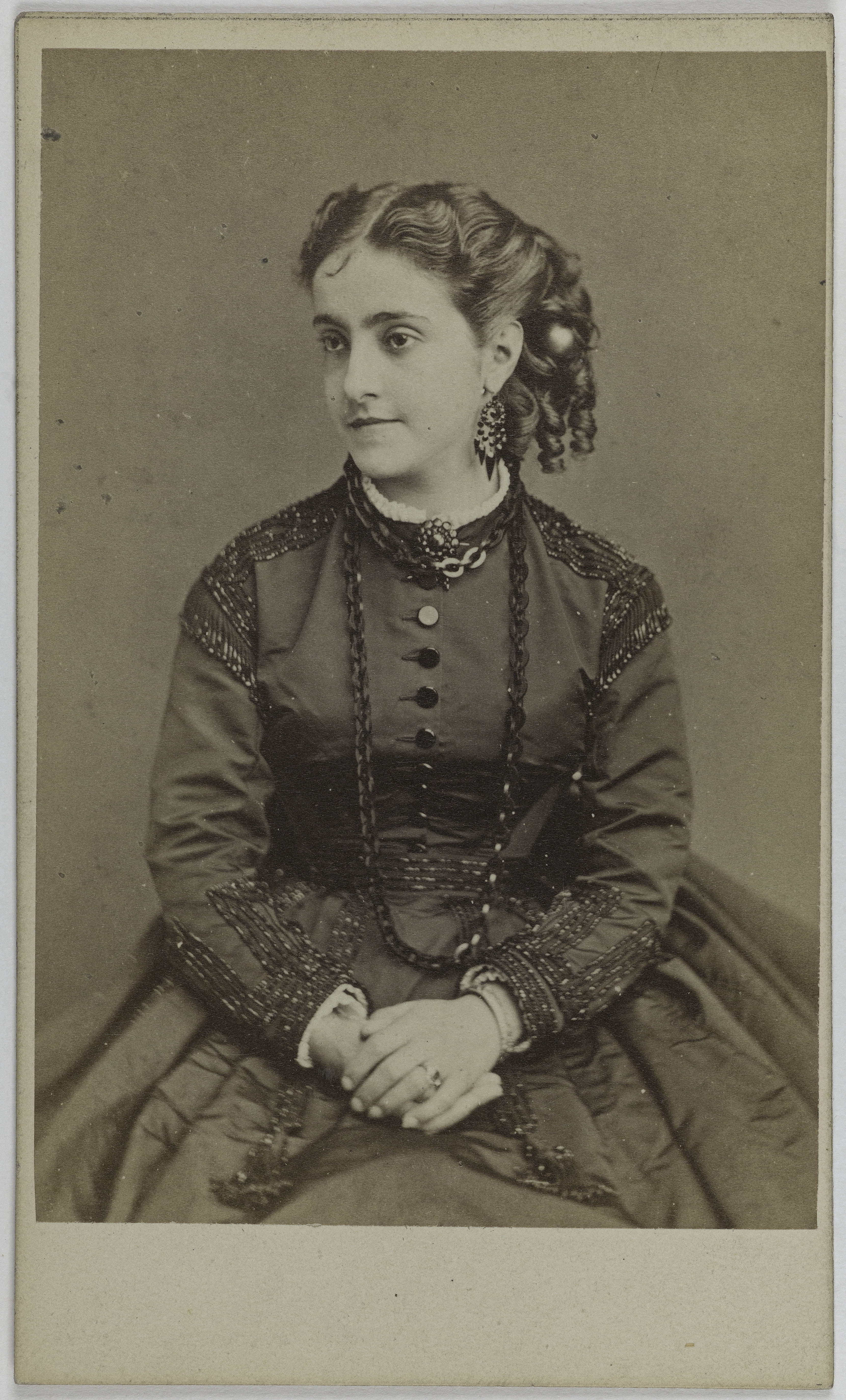 Anonyme, Portrait de Patti Adelina, (Adela-Juana-Maria, dite), (1843-1919), (chanteuse lyrique)