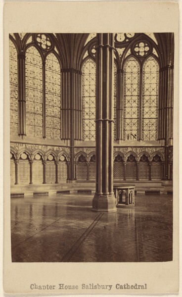 George Washington Wilson, Chapter House. Salisbury Cathedral.