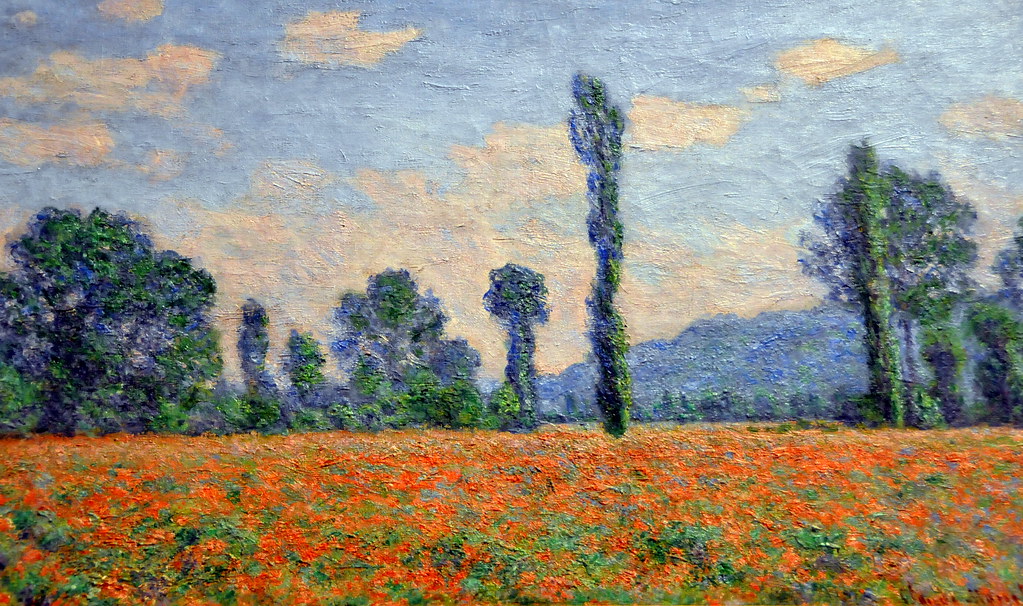 Claude Monet, Field of Poppies near Giverny