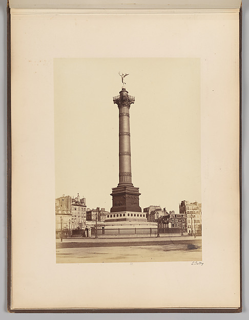 Edouard Baldus, Colonne de Juillet