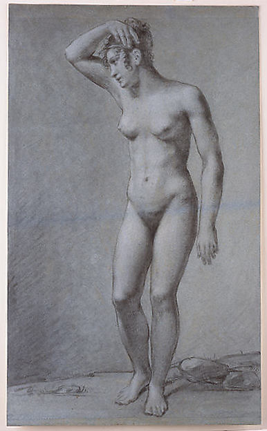 Pierre Paul Prud'hon, Study for Cupid and Psyche
