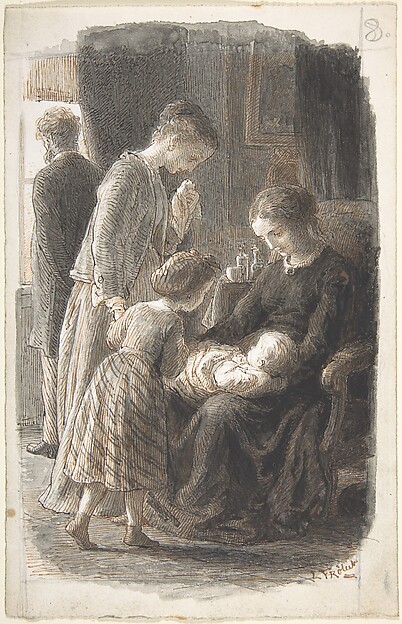 Lorenz Frølich, The Young Family