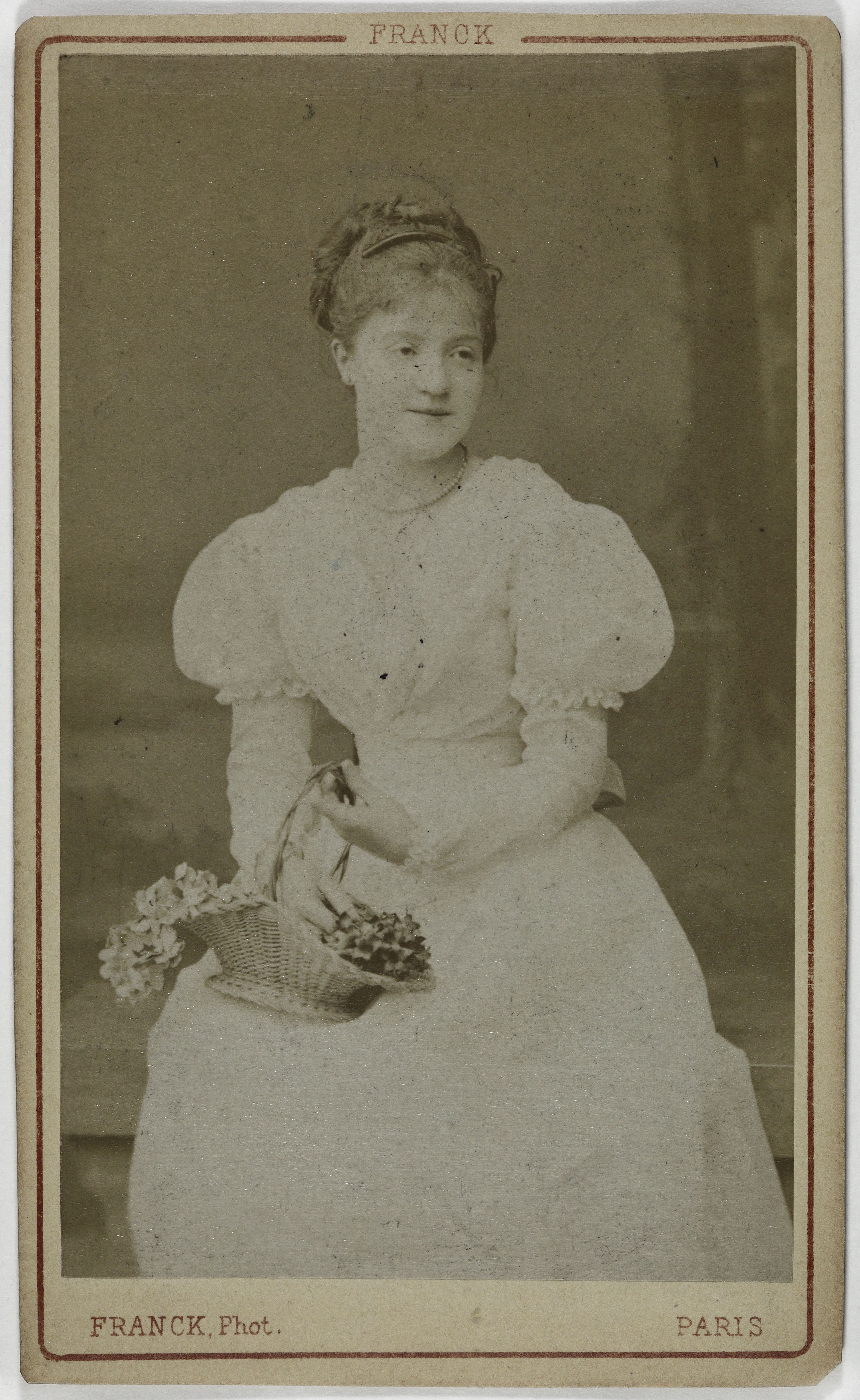 Franck, Portrait d'André, Ellen, (actrice)