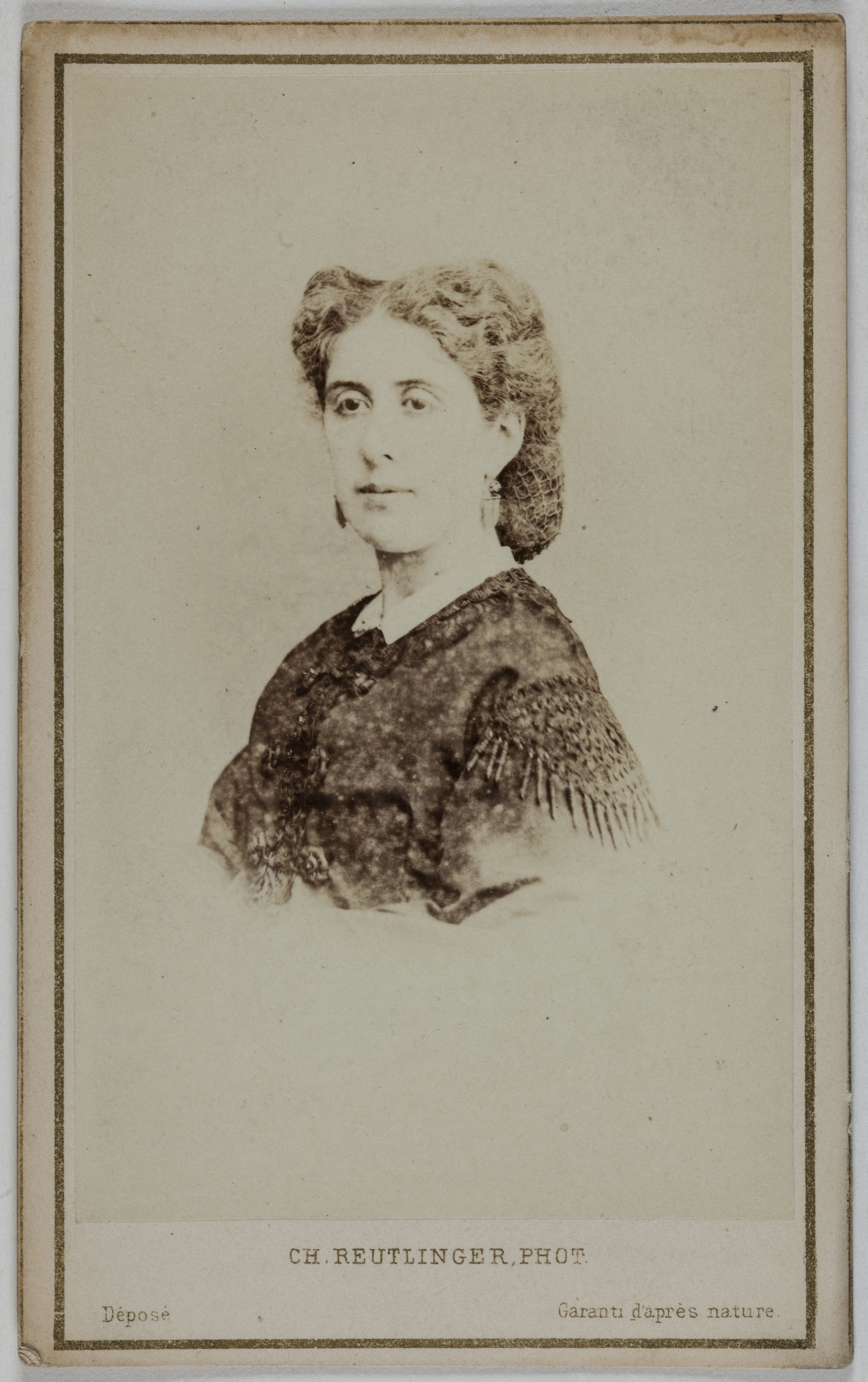 Charles Reutlinger, Portrait de Blanche Baretti (1838-1877), (actrice)