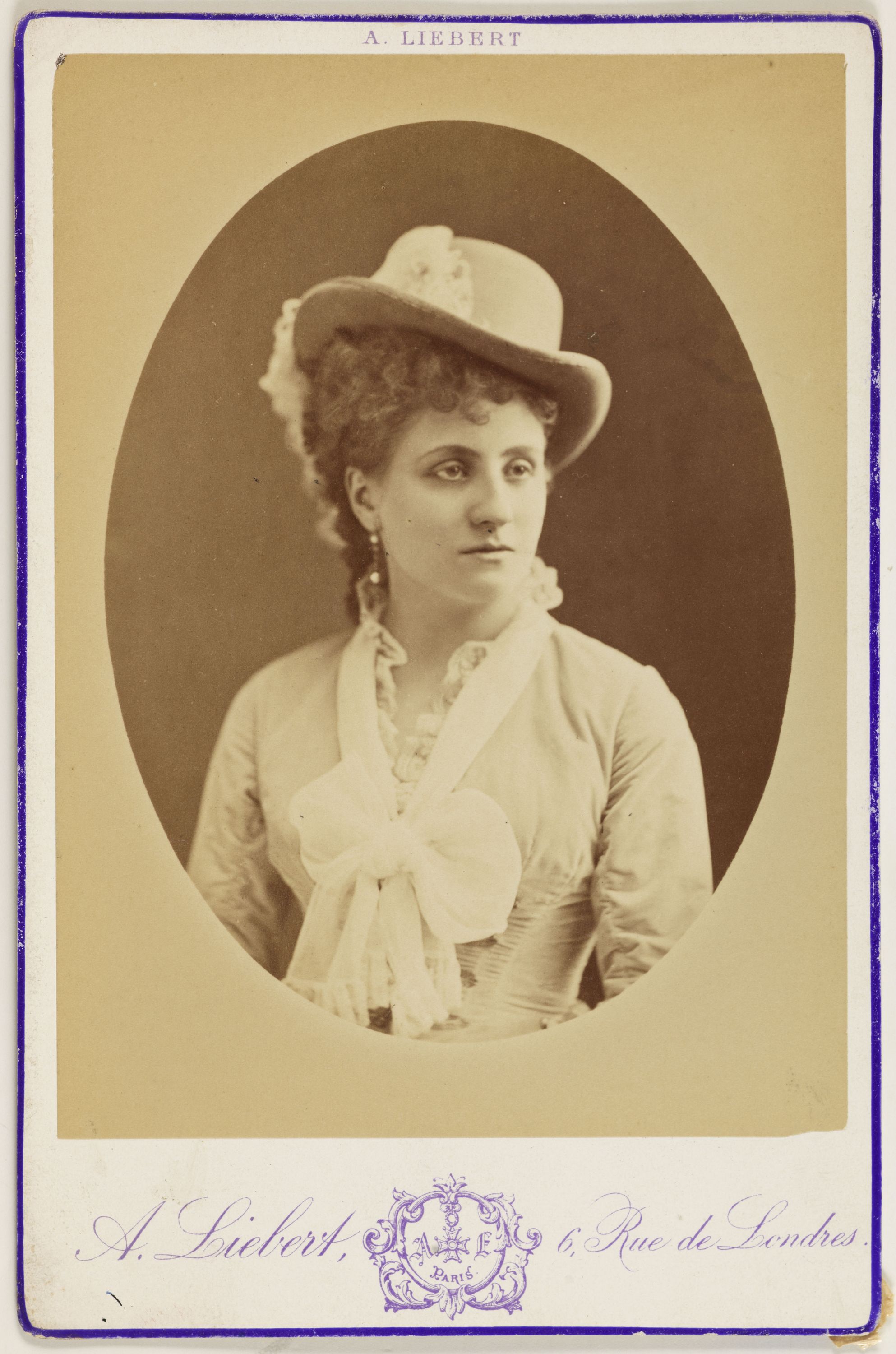 Alphonse Liébert, Portrait de Bilbant-Vauchelet, actrice