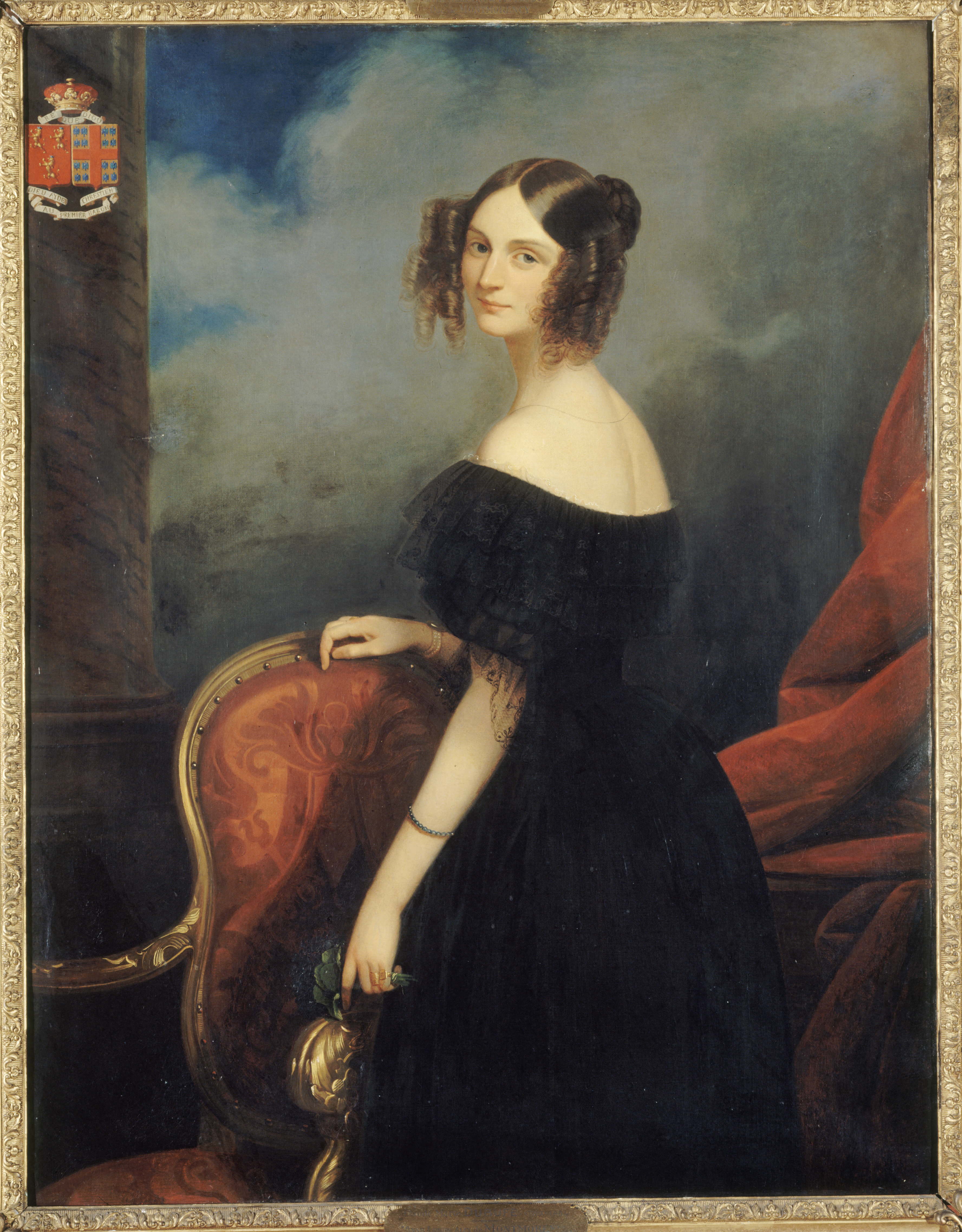 Claude Marie Dubufe, Portrait de la duchesse de Valençay, comtesse de Talleyrand-Périgord.