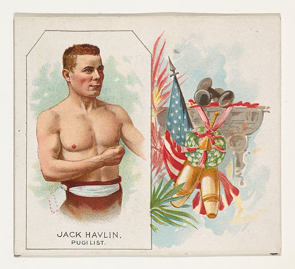 Allen & Ginter, Jack Havlin, Pugilist, from World's Champions, Second Series (N43) for Allen & Ginter Cigarettes
